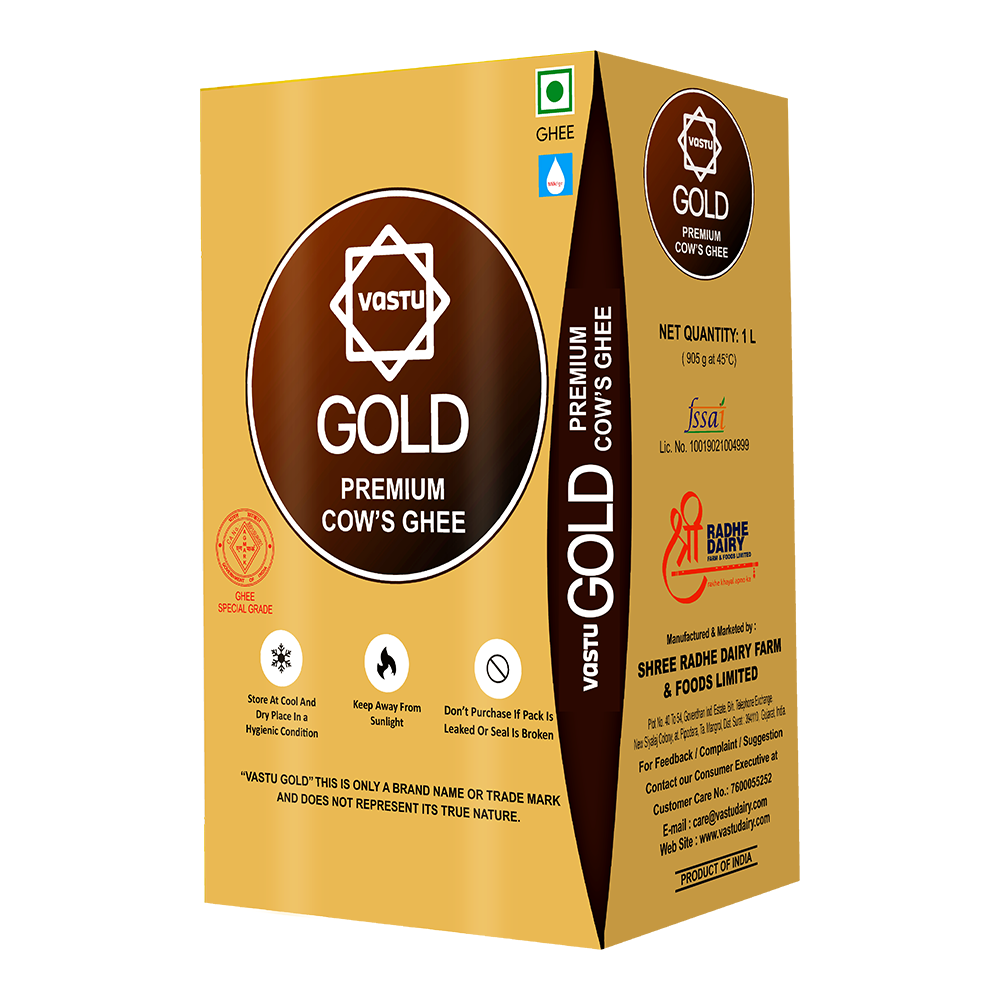 Vastu Cows Gold Ghee Tetra Pack(Pack of 1)