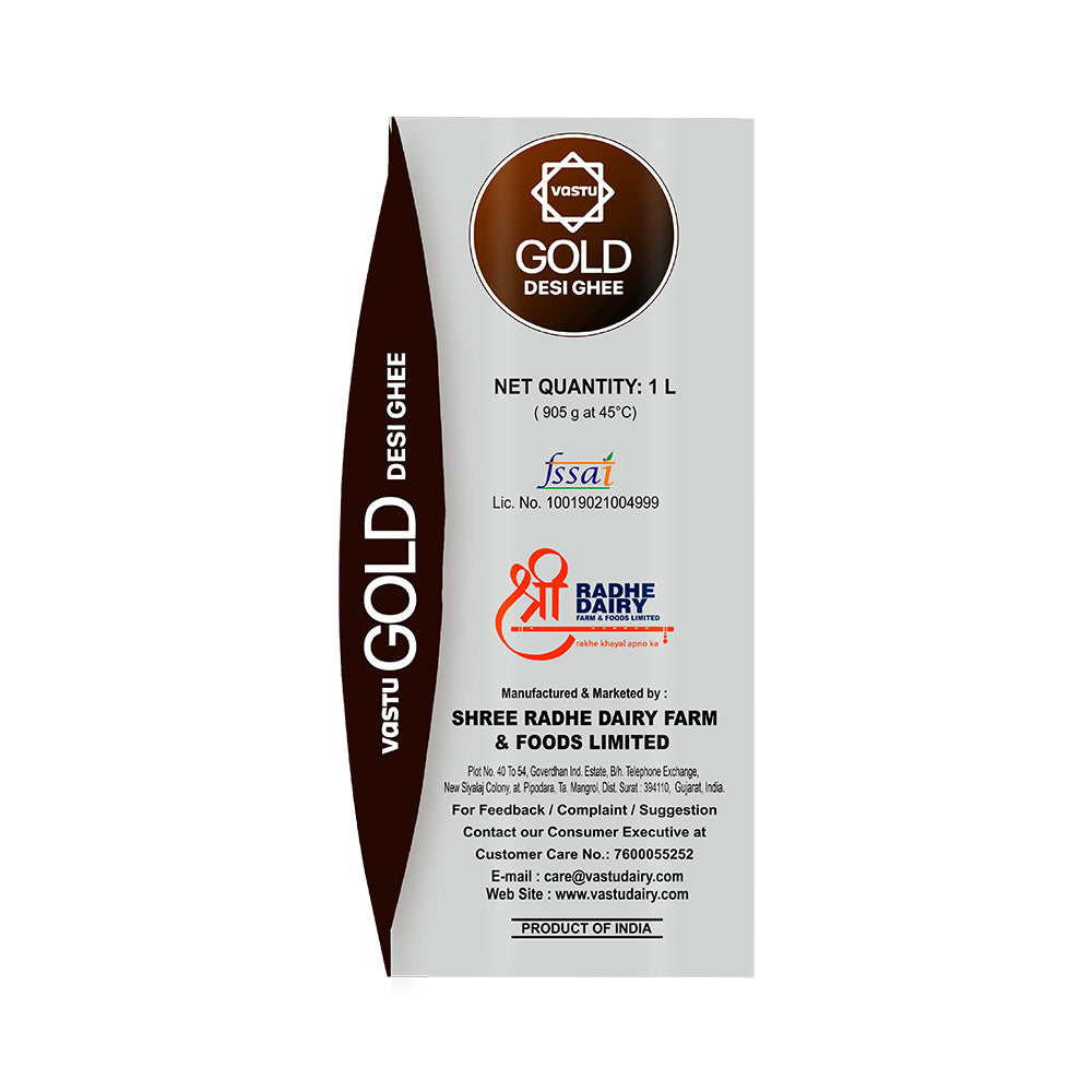 Vastu Desi Gold Ghee Tetra Pack(Pack of 1)