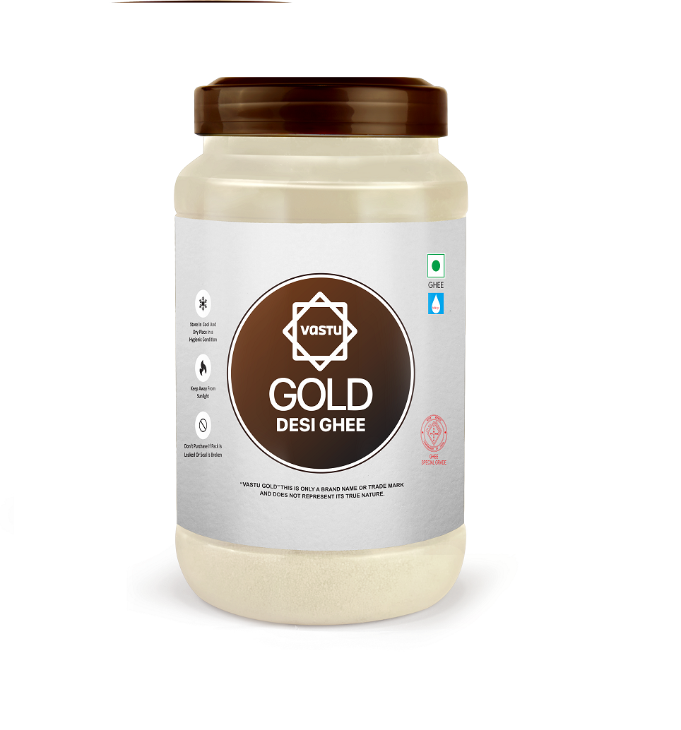 Vastu Desi Gold Ghee Jar Combo(Pack of 2)