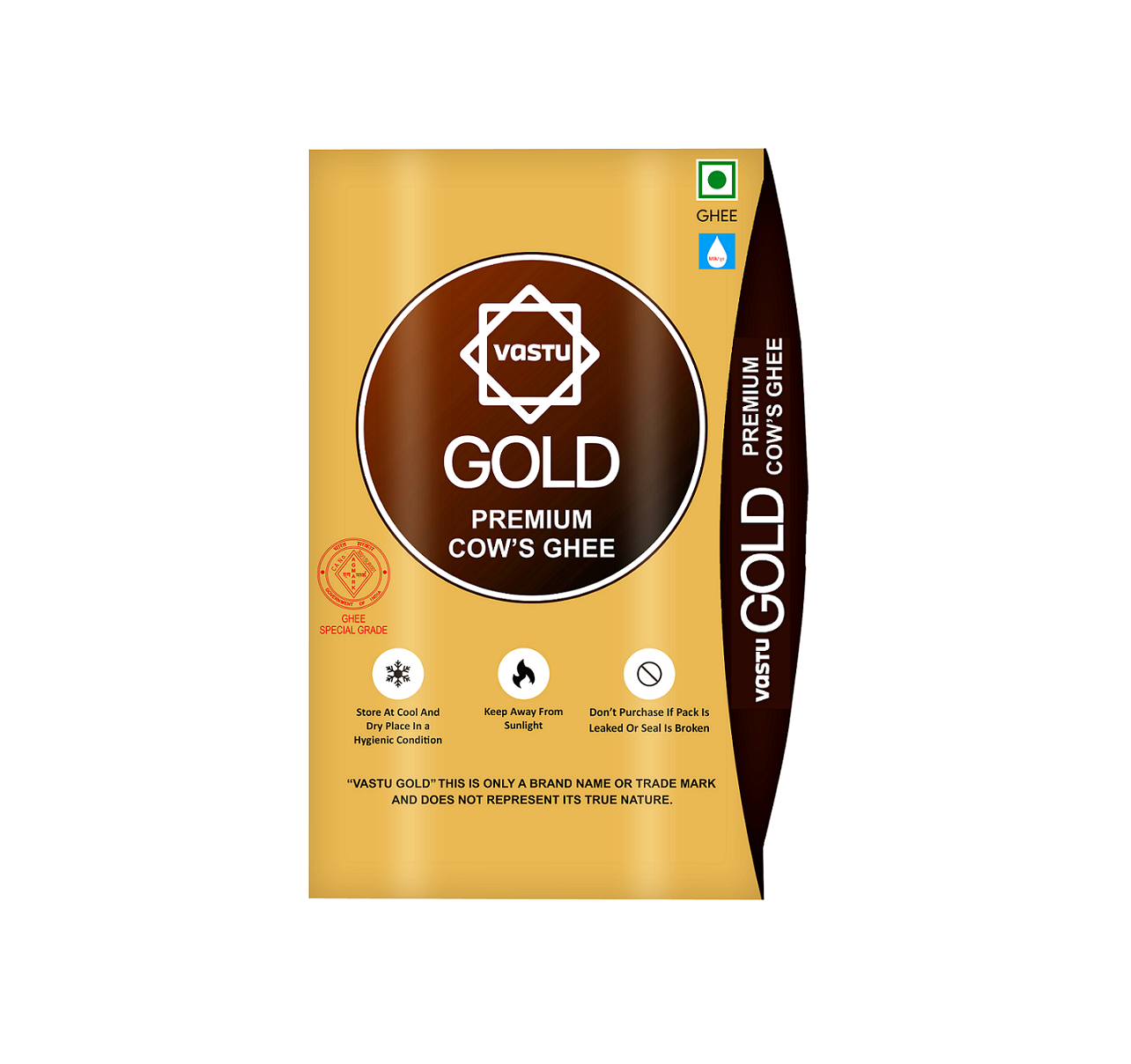 Vastu Cows Gold Ghee Tetrapack(Sikka Pack) Combo(Pack of 2)