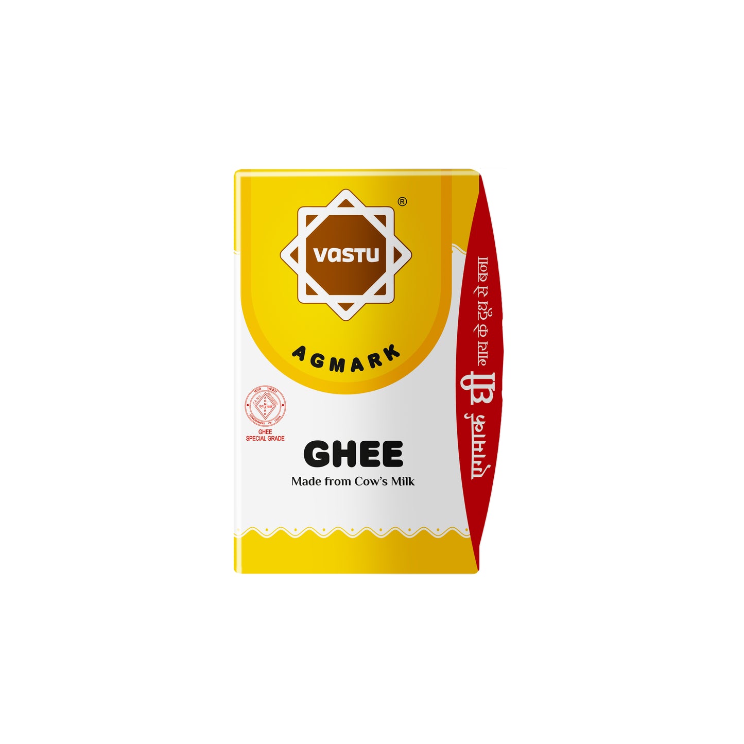 Vastu Cow Ghee Tetrapack(Sikka Pack) Combo-(Pack of 2)