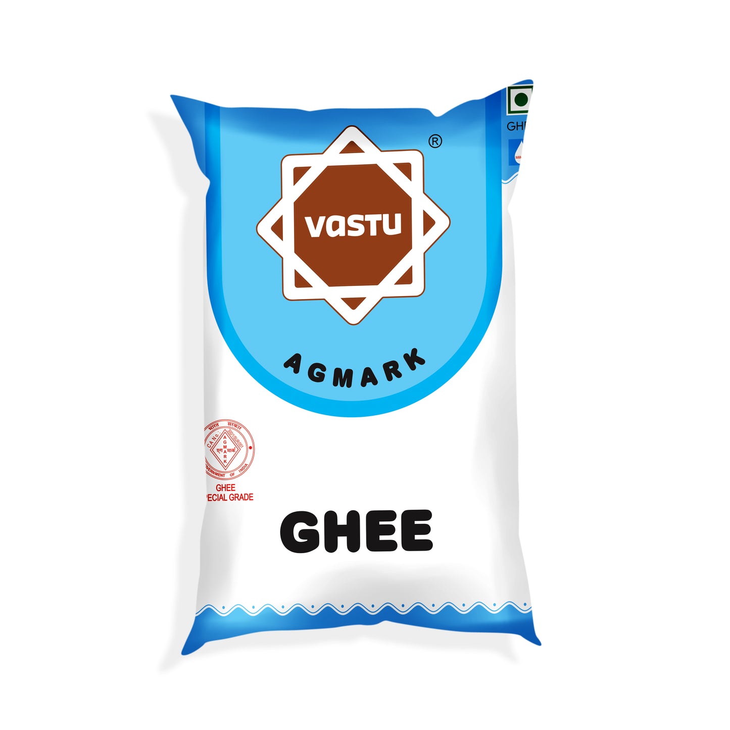 Vastu Desi Ghee Plastic Pouch Combo(Pack of 2)
