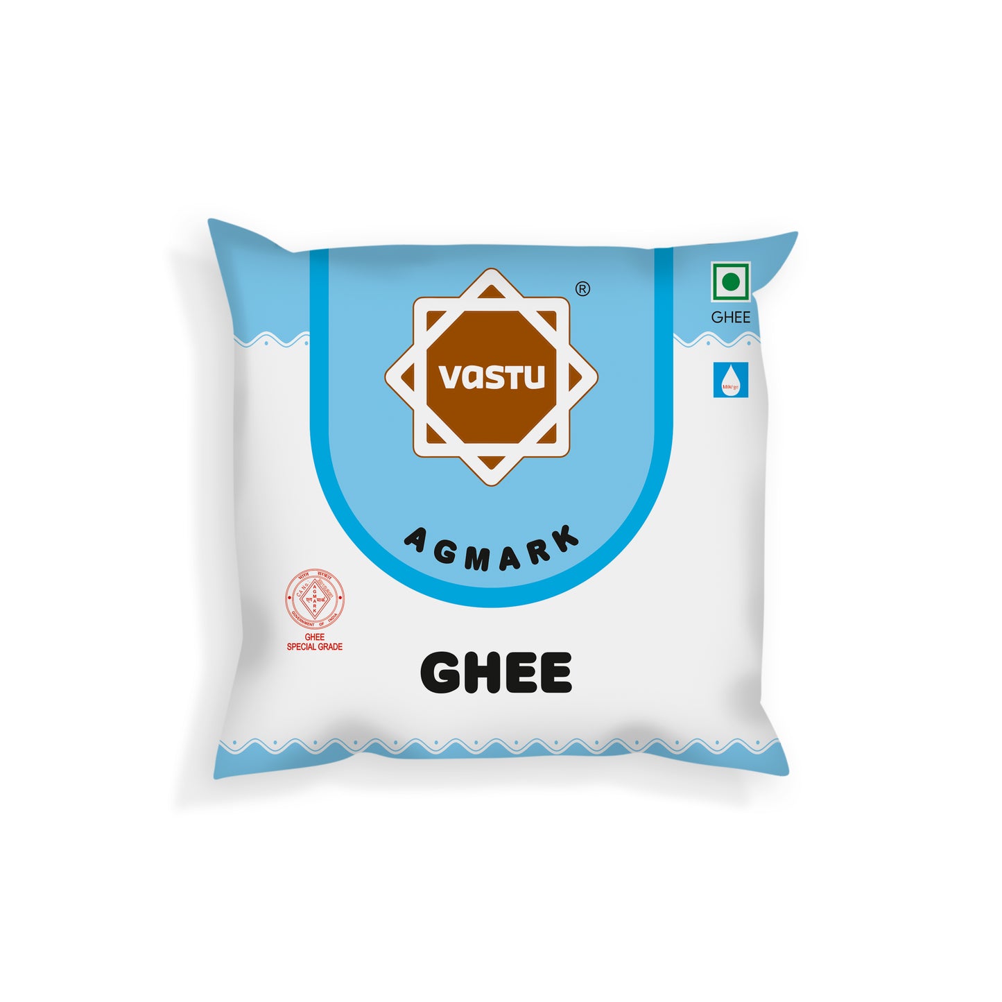 Vastu Desi Ghee Plastic Pouch Combo(Pack of 2)