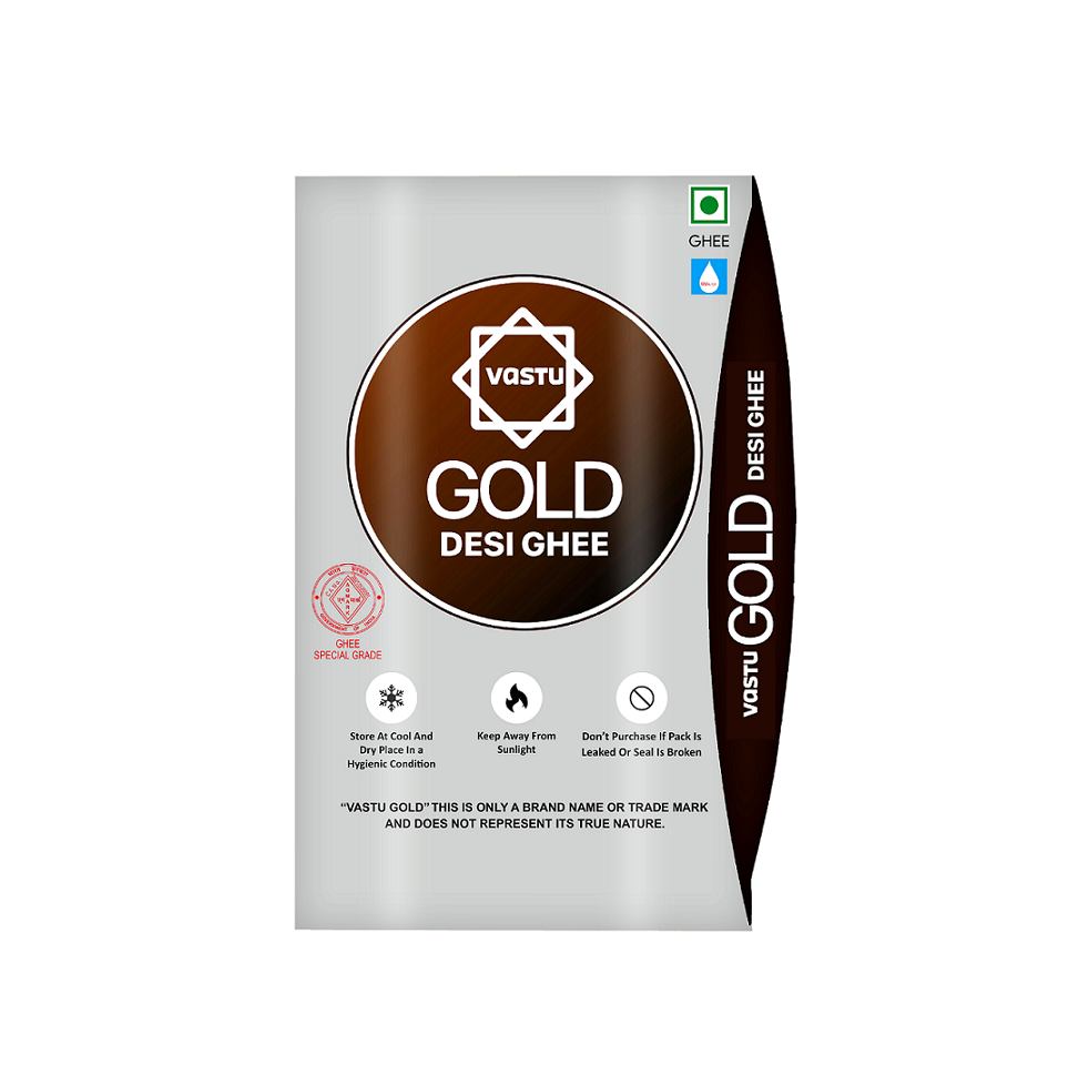 Vastu Desi Gold Ghee Tetrapack(Sikka Pack) Combo (Pack of 2)