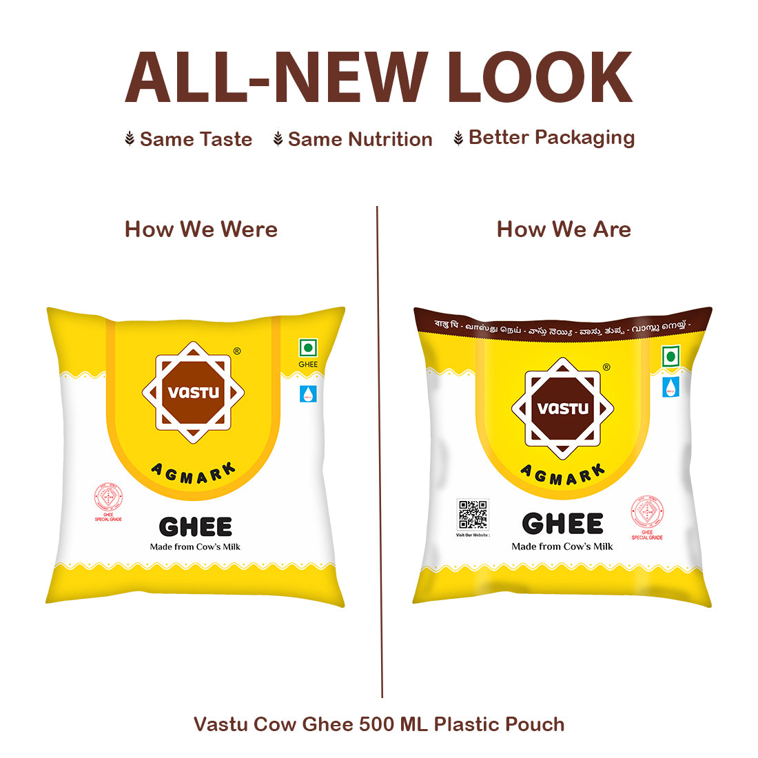 Vastu Cow Ghee Pouch- (Pack of 1)