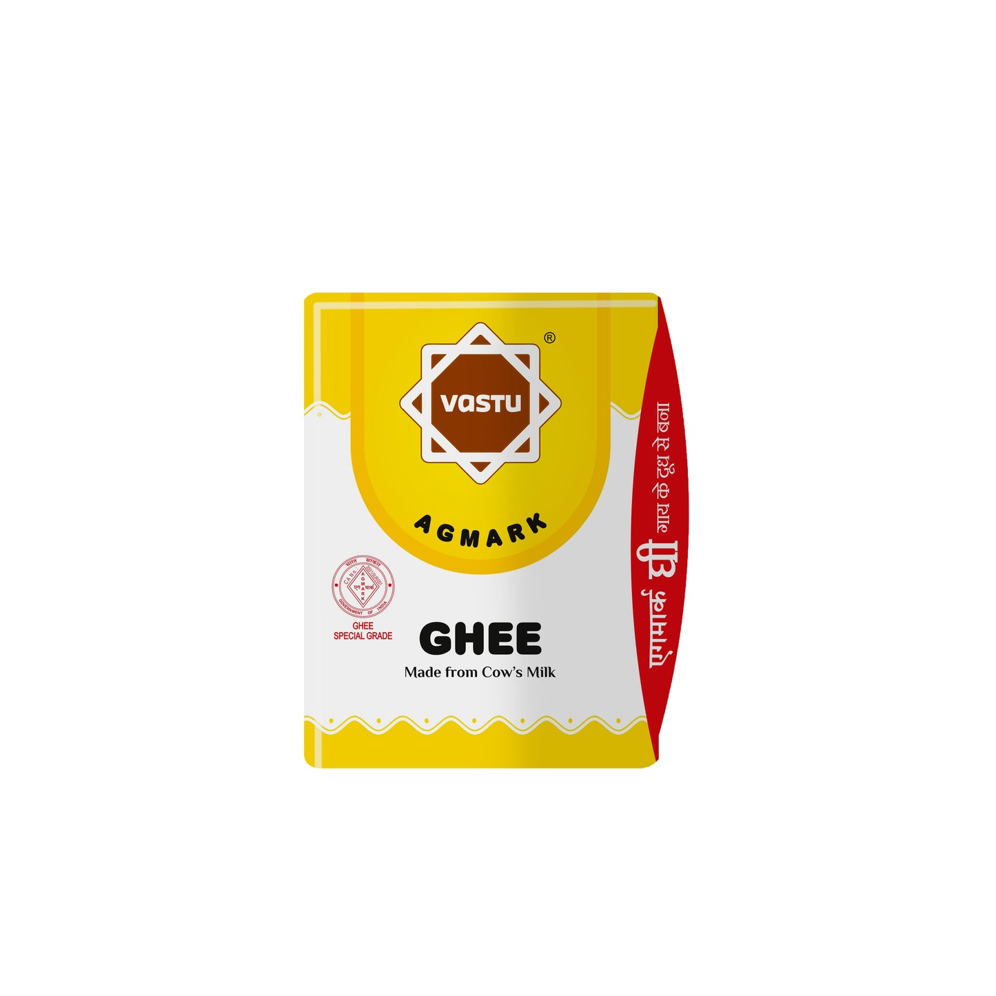 Vastu Cow Ghee Tetra Pack (Pack of 1)