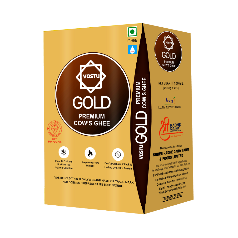 Vastu Cows Gold Ghee Tetra Pack(Pack of 1)