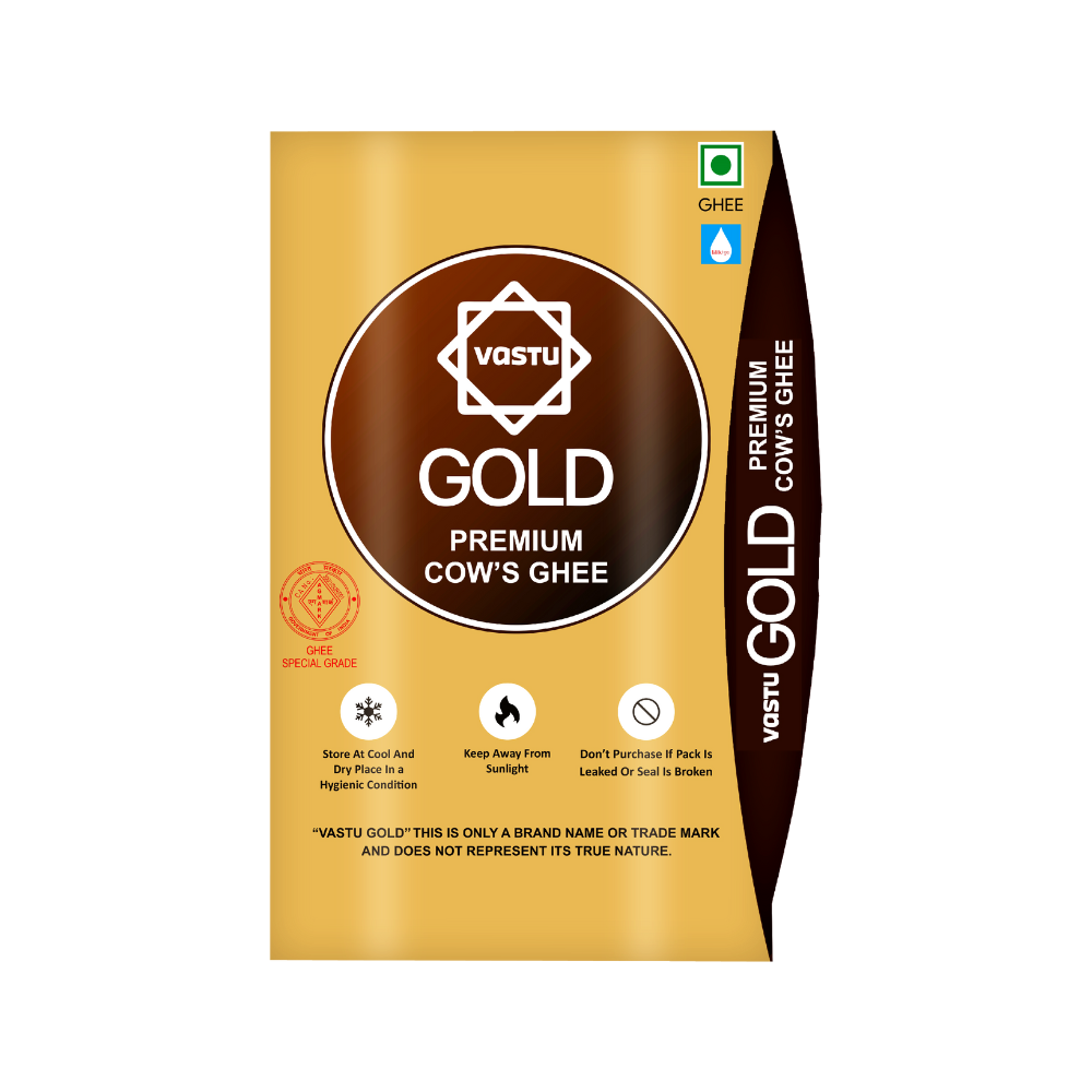 Vastu Cows Gold Ghee Tetra Pack(Pack of 1)