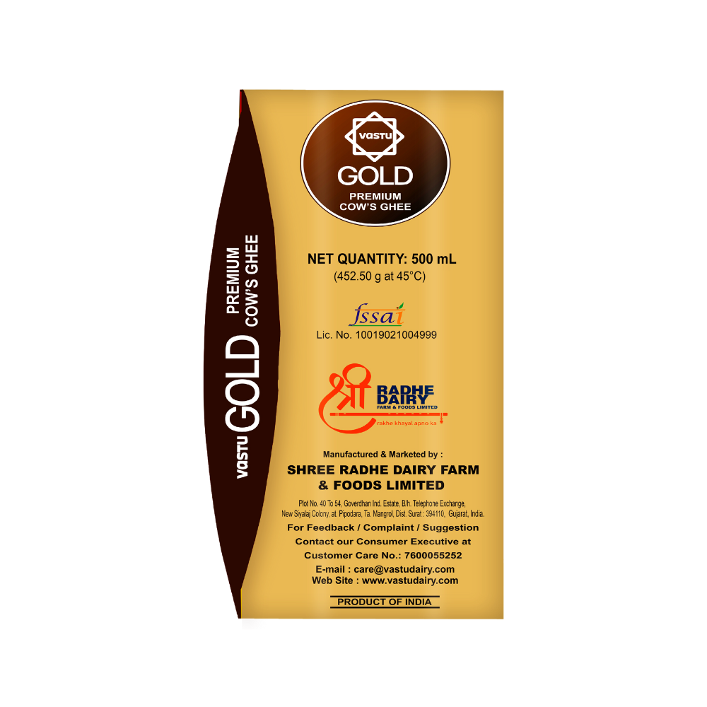Vastu Cows Gold Ghee Tetrapack(Sikka Pack) Combo(Pack of 2)