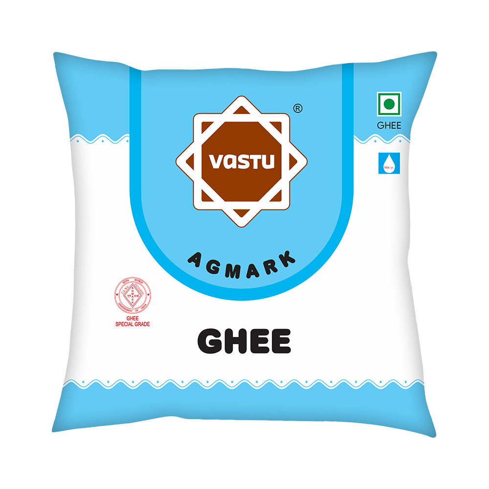 Vastu Desi Ghee Plastic Pouch (Pack of 1)