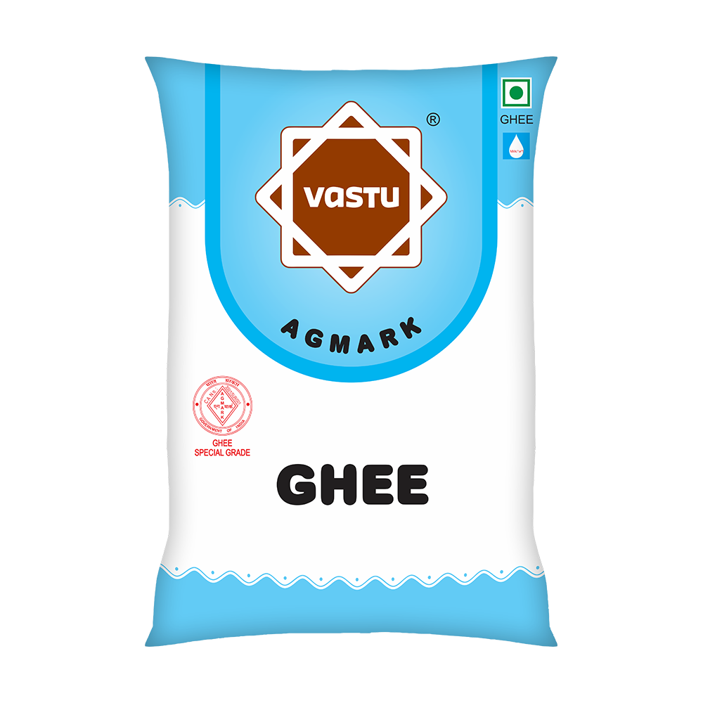 Vastu Desi Ghee Plastic Pouch (Pack of 1)