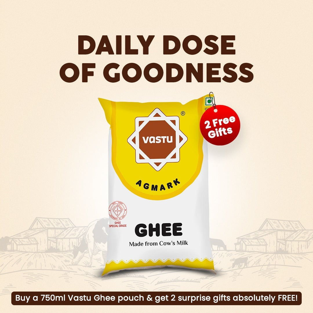 vastu Ghee 750 ML Cow Pouch
