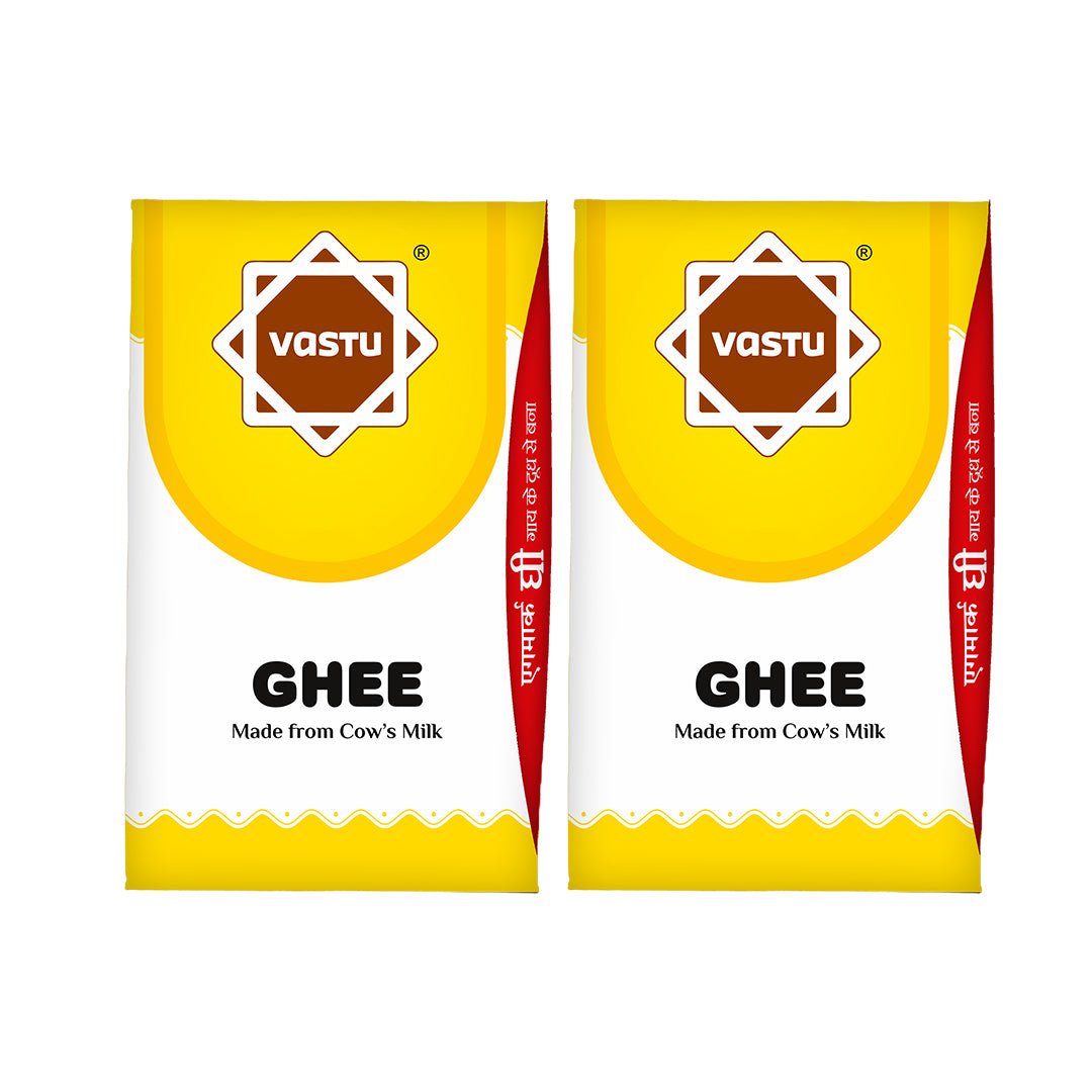 
                  
                    Vastu Cow Ghee Tetrapack(Sikka Pack) Combo-(Pack of 2)
                  
                