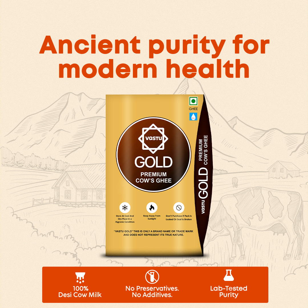 
                  
                    Vastu Cows Gold Ghee Tetrapack(Sikka Pack) Combo(Pack of 2)
                  
                