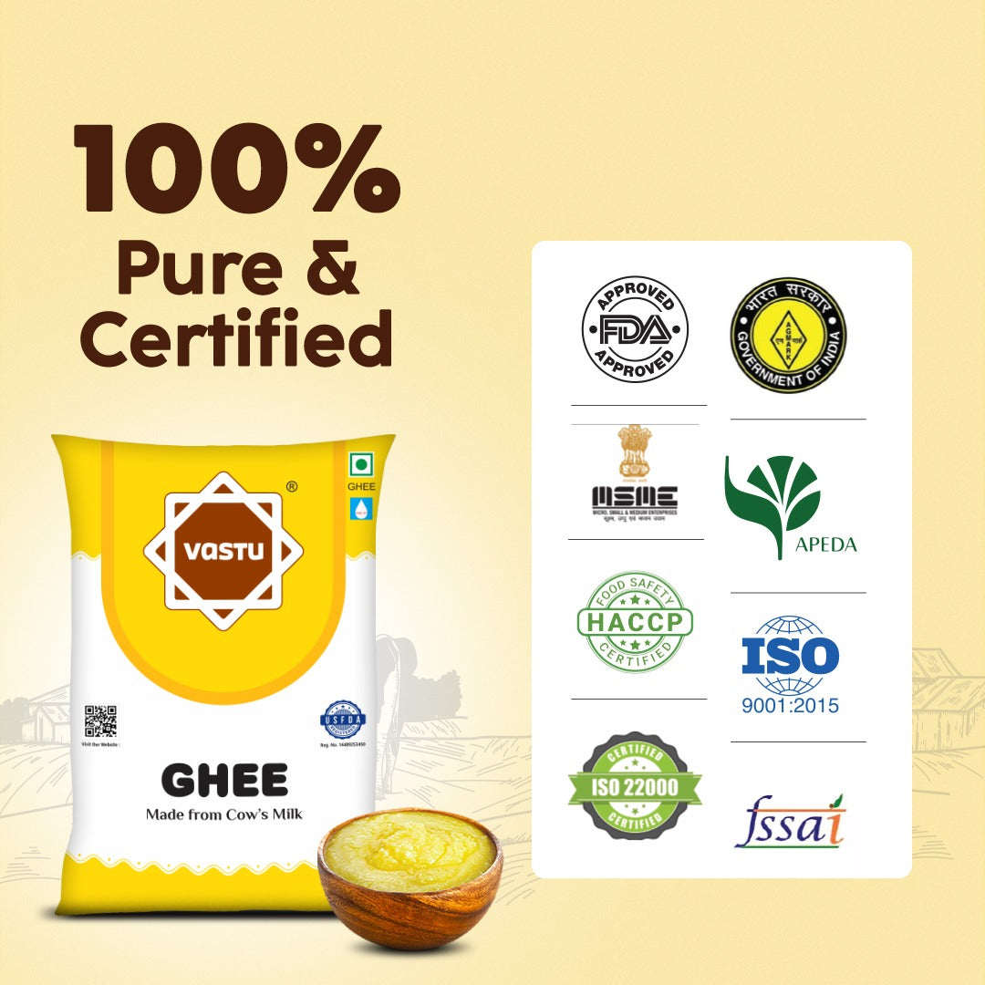 
                  
                    Vastu Cow Ghee Pouch- (Pack of 1)
                  
                