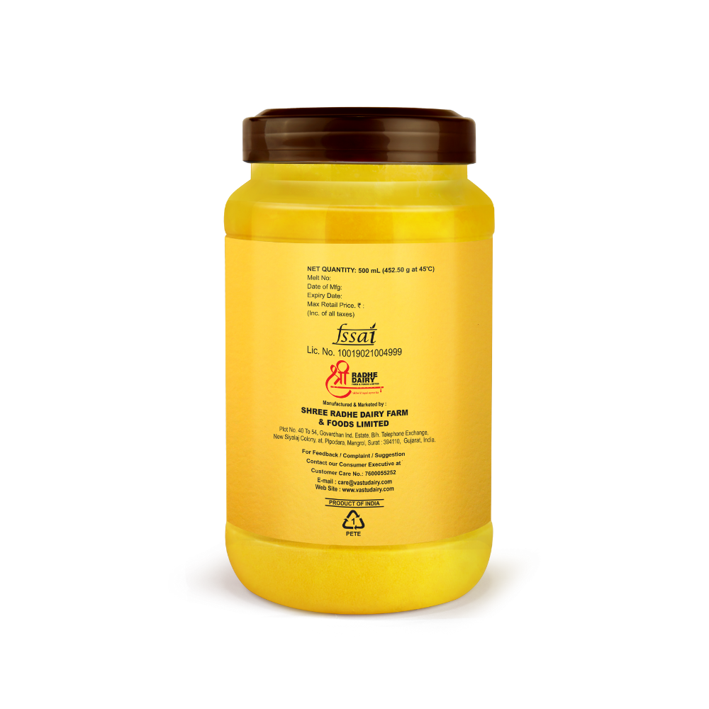 
                  
                    Vastu Cows Gold Ghee JAR (Pack of 1)
                  
                